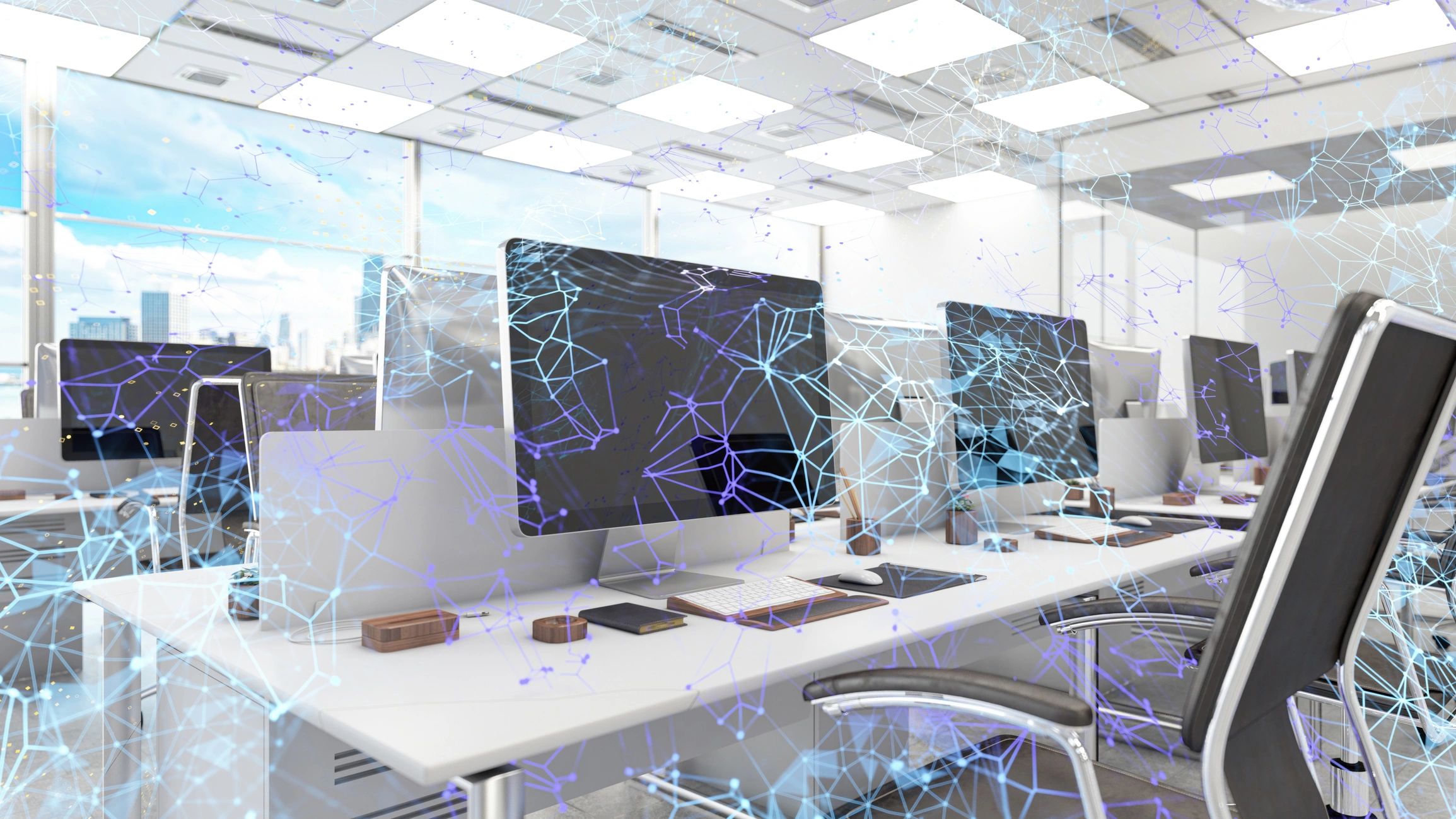 cloud computing team modern office